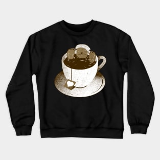 Monday Bath Sloth Coffee Crewneck Sweatshirt